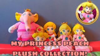 My Princess Peach Plush Collection!