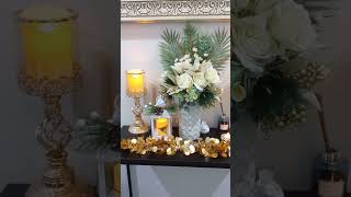 Home Decor | White and Gold Decor | Christmas decor