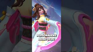 Os heróis mono dedo do mobile legends #mlbb #mobilelegends #mlbbshorts #moba #games #mlbbidcreator