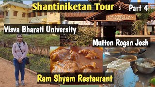 Visva-Bharati Campus Tour | Ram Shyam Restaurant Thali Food | Sonajhuri Haat | Shantiniketan |Bolpur