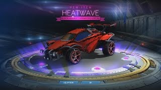 100 subscribers Giveaway | Rocket league Black Marked Decal Heatwave