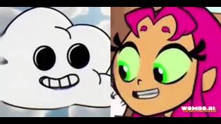 preview 2 deepfakes . cloud masami and starfire  teen titans . made in wombo.ai  singing calm down .