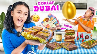 DINAR BIKIN COKLAT DUBAI VIRAL ENAK BANGET, BERHASIL CUMA PAKE BAHAN INI..😍 #trending