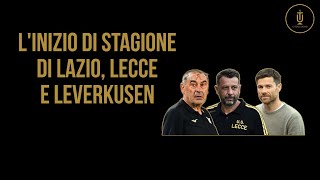 L'inizio di stagione di Lazio, Lecce e Leverkusen