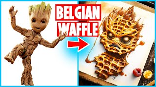 AVENGERS but BELGIAN WAFFLE-VENGERS | WAFFLE |CHOCOLATE 💥 All Characters | Marvel & DC | SUPERHEROES