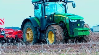 Pełna MOC-WTOPY-Ciężkie gruberowanie -John Deere 8370R vs Horsch