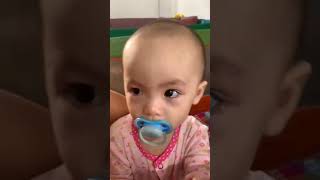 cute toddler cried quietly #cryingbaby