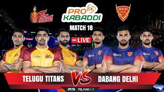 🔴 Live: Telugu Titans vs Dabang delhi Live | TEL VS DEL  | PKL Live Match Today – PKL 2024