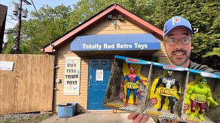 TOY HUNTING at Totally Rad Retro Toys! HTF Toybiz Marvel, Robo Force, TMNT & More!