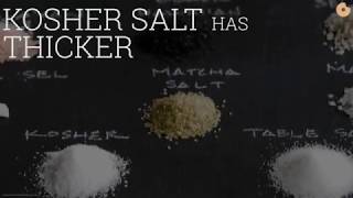 What is kosher salt?