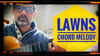 lawns Carla Blay. Lezione chord melody. Arrangiamento per chitarra