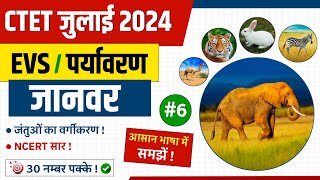 L-6 CTET EVS जुलाई 2024 ( जानवर ) ANIMALS | ctet environment | ctet evs #ctet By Girish Jast