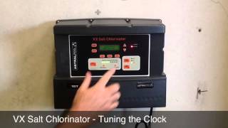 VX Salt Chlorinator - Tuning the Clock