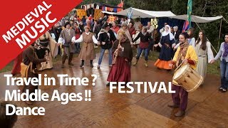 Medieval and Renaissance festival ! Ancient street music from middle ages. knights fights.