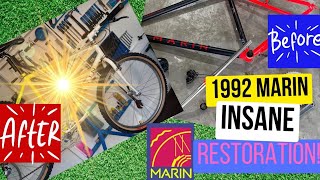 1992 Marin Eldridge - before and after - Restoration, build, project