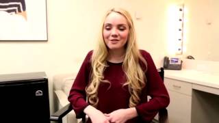 Danielle Bradbery, backstage, Katie Couric