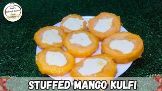 Stuffed Mango Kulfi | Mango Malai Kulfi #mango #kulfi #mangokulfi