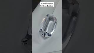 Keindahan Batu Kecubung Air Cutting Custom #shortvideo