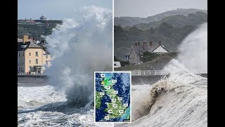 Woman in serious condition after being hit with falling debris as Storm Hector rages across the