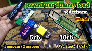 Membuat USB Dummy Load/USB load Tester Sederhana