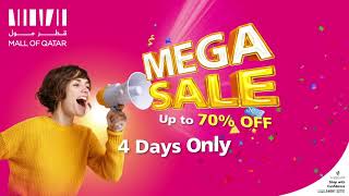 MEGA SALE at Mall of Qatar – Up to 70% OFF! 🛍️🎉