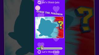 Who's That Pokémon⁉️Guess Pokémon Game🥇🏆