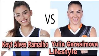 Keyt Alves Ramalho VS Yulia Gerasimova Famous Volleyball Players Lifestyle|Biography|Boyfriend&More