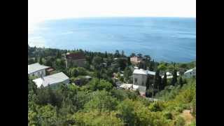 Симеиз с высоты птичьего полета.Simeiz from height of bird's flight