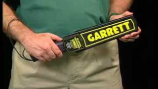 Garrett Super Scanner, security hand held metal detector body scanner at Regton Ltd.