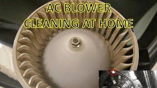 AC Blower / Fan cleaning for car at home Maruti Suzuki WagonR