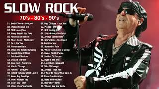 Greatest Hits Slow Rock Ballads Nonstop 70s 80s 90s  Bon Jovi Scorpions AerosmithU2 Led