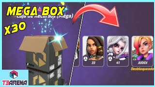 🔥😱Super Mega unboxing de 30 Mega Boxes | T3 Arena✅✅✅