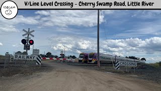 V/Line Level Crossing - Cherry Swamp Road, Little River, Victoria | V/Line's Last Wishbone Gates!