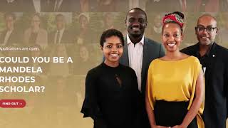 Mandela Rhodes Scholarship – Fully Funded