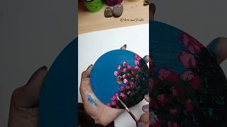 CD painting| Painting on old CD #shorts #art #youtubeshorts