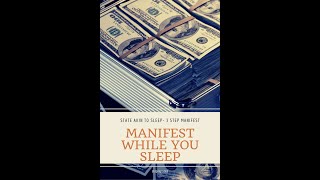 MANIFEST IN YOUR SLEEP IN 3 STEPS (INDUCE SATS) #shorts