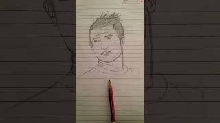 Ronaldo drawing #art #ytshorts #artdrawing