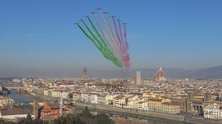 SORVOLO FRECCE TRICOLORI - FIRENZE 12 FEBBRAIO 2023