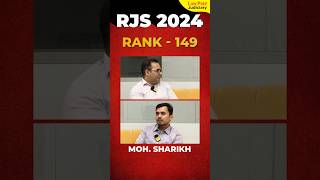 RJS 2024 Interview | Mohammad Sharikh | Rank 149