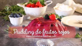 Puding inglés de verano de frutos rojos ¡Exquisito!