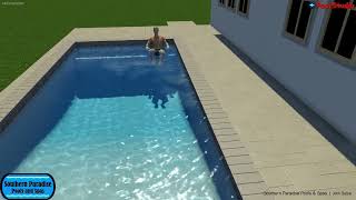 Custom Geometric Swimming Pool