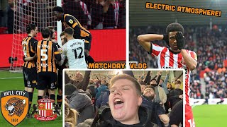 8 GOAL THRILLER, 97TH MINUTE PENALTY IN HISTORIC MATCH! Hull City 4-4 Sunderland Matchday Vlog!