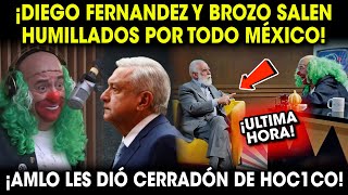 QUE CERRADÓN DE HOC1C0! LES LLEGÓ EL KARMA A BROZO Y A DIEGO EN VIVO ¡AMLO ASÍ LOS DEJÓ HUM1LLAD0S!