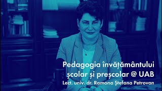 Pedagogia Învățământului Primar și Preșcolar @ UAB