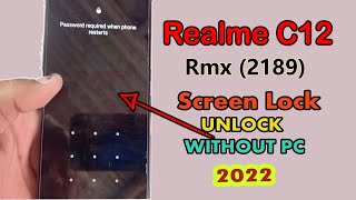 Realme C12 Pattern,Pin Password Unlock Without Pc | Hard Reset | Google Account Bypass Android 11