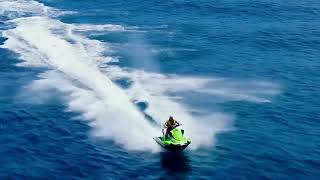 Water Sports drone footage jet ski Analipsi Crete