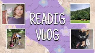 🐴🌲📚 Obóz konny, czytam Niemożliwą Parę i Rodzinę Monet 📚🌲🐴 | Wakacyjny Reading Vlog