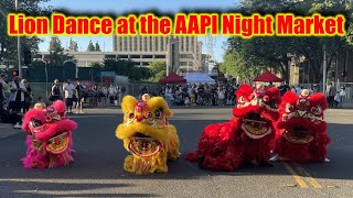 Lion Dance (舞狮) by Honor Kung Fu Academy for the AAPI Night Market