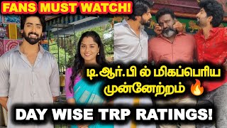 TRP ல் மிகப்பெரிய முன்னேற்றம் 🔥..Day wise TRP ratings of MN..Fans Must Watch 🤩🔥