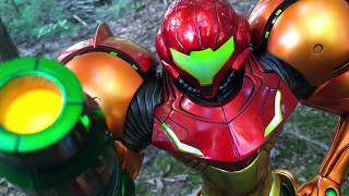 First 4 Figures Metroid Varia Suit Samus Exclusive Statue Unboxing